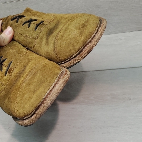 Frye Mens Paul Bal Suede Lace Up Oxford Loafer boots shoes sz 8.5D main image 13